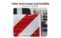 High Visibility Vehicle Rear Marking Plate Waterproof Truck Liftgate Reflector Scratch Resistant for Journey Ing Unit S, Commercial Vehicles