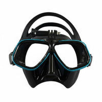 Low-Volume Diving Facepiece Aluminum Alloy Frame Freediving Facepiece Anti-Fog Water Athletic Gear