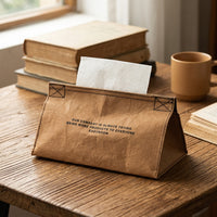 Tissue Box Holder for Home Office and Car, Modern Minimalist Style Tissue Dispenser, Multi-purpose Bag Shape Design