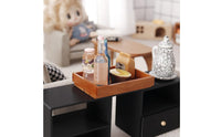 Cherry Wood 1:12 Scale Dollhouse Crate Fine Workmanship Small Wooden Storage Box Handmade for Hobbyists, Miniature Scene