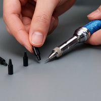 Punch Tool with Interchangeable Tips Hole Perforator Wrist Strap Hole Perforator for Leathercrafters, Crafters, Leathercraft
