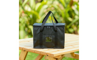 Insulated Tote Bag Reusable Tote Bag with Clear Window Stable for Shoppers, Picnics