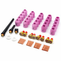 58 Pieces Tungsten Inert Gas Welding Kit Assorted Collet for Fusing Workshop