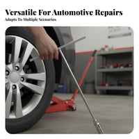T-Handle Wrench High Turning Strength Cross-Type Spanner Vanadium Steel Alloy Metal Hand Tool for Car Repair, Machine Maintenance, Furniture Assembly