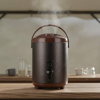 Stainless Steel Insulated Barrel Portable Handle Professional Milk Tea Container Professional Thermal Container Easy to Clean