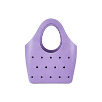 Customizable EVA Tote Bag Washable Tote Bag with Holes Structured Sturdy for Beach