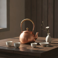 Copper Tea Kettle Hammered Copper Kettle Vintage Cookware for Home Cooks, Kitchen