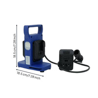 Portable Converter USB Port Power Adapter PC Material for Worksite, Travel