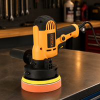 Yellow Variable Speed Corded Electric Car Polisher for Detailing & Home Garage