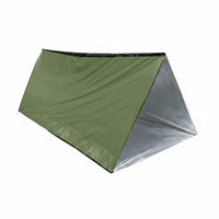 Heat Retaining Portable Emergency Tent Quick Setup Emergency Bivvy Shelter Waterproof Thermal Rescue Shelter Windproof for Campers, Hikers, Camping, Disaster Relief, Hiking