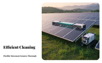 Suspended Photovoltaic Cleaning Machine Heavy-Duty Photovoltaic Module Cleaning Robot Adjustable Angle Head Hanging Photovoltaic Module Cleaner