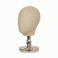 Polished Mannequin Head Stand Stable Mannequin Head with Metal Base Sturdy Hat Display Stand Heavy Duty for Studios