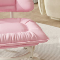 Rolling Stool with Backrest Compact Mobile Chair with Cushion Stool with Backrest Low-Height Supportive for Children, Playroom