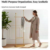 Multi-Hook unrestrictedstanding Coat Tree Stable Base Tree-Shaped Clothes Holder Sturdy Construction Clothing Stand Space-Saving for Children, Families, Office Workers, Entryway, Bedroom, Living Room, Hallway