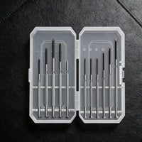 11 Pieces Precision Screwdriver Set Steel Bits Watch Repair Tool Set Portable Case Electronics Repair Screwdriver Kit for DIY Enthusiasts