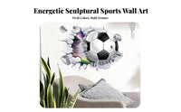 Dimensional Sport Wall Sticker Removable Stadium View Wall Sticker Auto Peel and Stick for Children, Bedroom