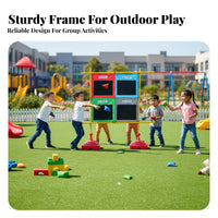 Develops Movement Skills Garbage Sorting Toss Game Improves Hand-Eye Coordination Trash Classification Throwing Game Portable Beanbag Toss Target Set Foldable Design for Preschoolers, Toddlers, Kindergarten, Physical Education Class, Playground, Backyard