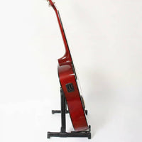 Foldable Design Folding Guitar Stand Long-Lasting ABS Material Triangular Frame Guitar Stand Adjustable Width Lightweight for Guitarists, Musicians, Home Studio, Music Room, Stage Performance
