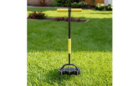 Lawn Aerator with T-Handle Ergonomic Manual Soil Aerator Handheld for Gardeners, Homeowners, Yard Work