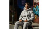 1/6 Scale Hoodie Set Three-Dimensional Tailoring 1/6 Scale Hoodie Action Figure Sweatsuit Functional Pockets Miniature