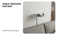 Easy Installation Drill-without Drilling Image Display Device Shelf Space Saving Image Display Device Wall Shelf Sturdy for Renters, Bedroom