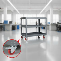 Industrial Mobile Tool Cart with Component Organizer Heavy-Duty Rolling Tool Cart Long-Lasting Portable for Mechanics, Diyers, Garage, Auto Repair Shop