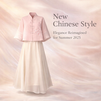 Women Floral Embroidered Shirt with Button Design for Summer Casual Wear, Chinese Style Blouse with Inner Lining, Lightweight Polyester Top