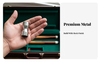 3-in-1 Cue Tip Tool Aluminum Alloy Pool Cue Tip Shaper Multifunctional
