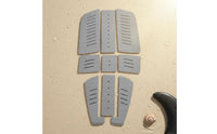 9 Pieces Self-Adhesive 9 Piece Surfboard Traction Pad Geometric Pattern Surfboard Stomp Pad Set Kick Tail for Paddleboarding