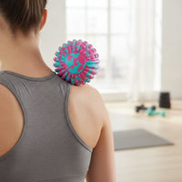 Textured Massage Ball Lightweight Massage Ball with Grip Bumps Non-Slip for Runners, Yogis, Home Gym