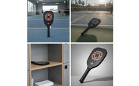 Wrapped Handle Pickleball Paddle with Honeycomb Core Lightweight Pickleball Paddle with Balls Long-Lasting Control for Practice Sessions