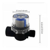 Removes Sediment RV Water Pump Strainer Transparent Housing Inline Water Filter Easy to Clean 50 Mesh Pump Pre-Filter for Caravan Owners, Campers, Camping, Boating