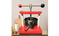 Hand Press with Stainless Steel Basket Countertop Fruit Hand Press Stable for Small Kitchens