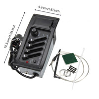 Active Acoustic Guitar Pickup Pre-Wired Guitar Preamp with Equalizer Easy to Use Musical Instrument Sturdy for Rehearsal