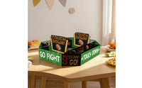 Folding Snack Tray Foldable Paperboard Food Tray Oil-Resistant-Resistant Snack Box for Watch Parties