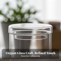 Micro Landscape Bottle Decorative Accent Desktop Self-Contained Habitat Bottle Hand-Blown Glass Terrarium Container for DIY Enthusiasts