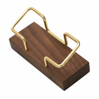 Creative Business Card Holder, Metal Acrylic Desktop Organizer, Office