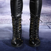 Dark Low-Cut Doll Boots Handmade Doll Boots Fine Details Miniature Footwear