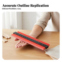 Versatile Contour Gauge Precise Measurement Profile Gauge Easy to Use for Carpenters, Flooring Installers, Tiling, Home Renovation, Workshop