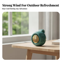 Attachable Mini 360-Degree fanDegree Adjustable Bladeless Mini Fan Compact Cooling Device