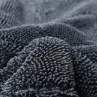 Microfibre Cloth Double-Sided Car Drying Towel, Microfiber Cloths for Detailing, 40cm Gray Spiral Weave 2-Layer Multi-Purpose Cleaning Towel