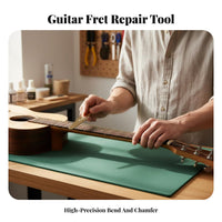 Precision Filing Guitar Fret Crowning File Protects Fretboard Guitar Fret File Long-Lasting Carbon Steel for Guitarists, Repair Shop