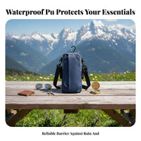 Waterproof Sports Phone Arm Bag Adjustable Strap Running Arm Bag Zip Closure Metal Clips for Exercise