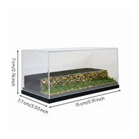 1:64 Car Display Box Crystal Car Enclosure Display Box Scratch-Resistant Collectibles Storage for Collectors, Desk