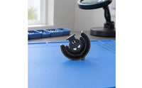 Central Opening Mounting Tab Wheel Ridged Edge Keyboard Wheel Curved