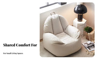 Japanese relaxsign Multi-Person Lounger Relaxed Lounging Bean Bag Chair No Assembly Required Floor Sofa Creative relaxsign for Apartment Dwellers, Young Adults, Sturelaxnts, Balcony, Bedroom, Living Room, Lounge Area