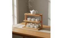 Desktop Mug Holder Easy to Clean 3-Tier Mug Rack Countertop Mug Holder Water-Resistant Coffee Station Organizer for Dining Room