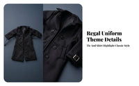 Doll Trench Coat Long Sleeves Knee Length BJD Trench Coat