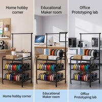 Filament Storage Rack with Wheels Heavy Duty Additive Manufacturing Printer