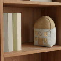Cloth Cottage Doorstop Versatile Style Textile Door Stopper Anti-Pinch Decorative Cottage Door Stopper for Bedroom, Office